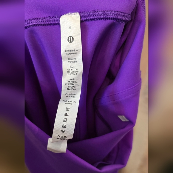 lululemon athletica Atomic Purple Wunder Train Shorts - Picture 7 of 8